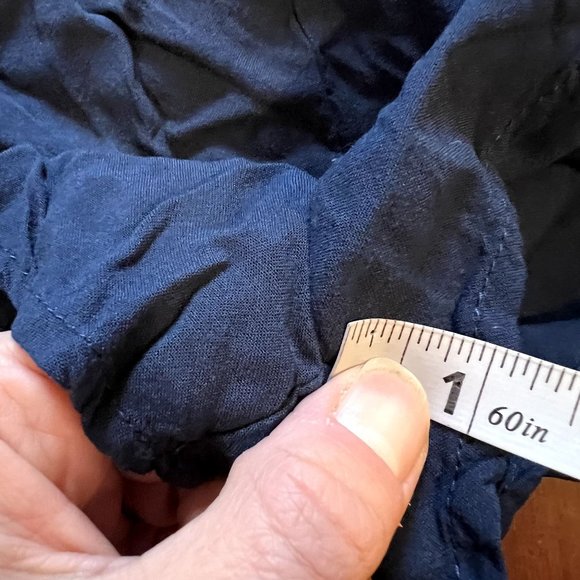 Go CoCo Off the Shoulder Navy Romper Size Medium - Picture 5 of 6